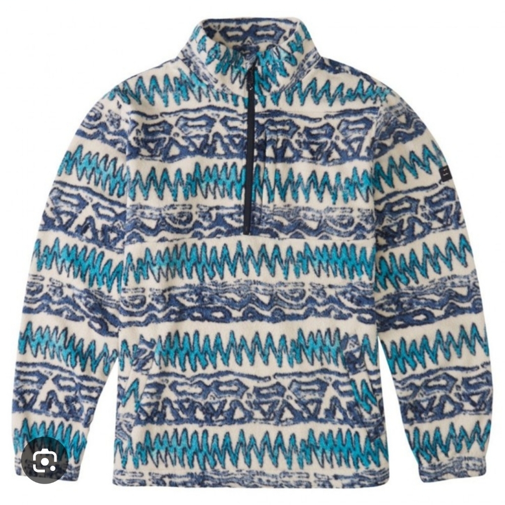 Billabong a/div boundary mock half zip